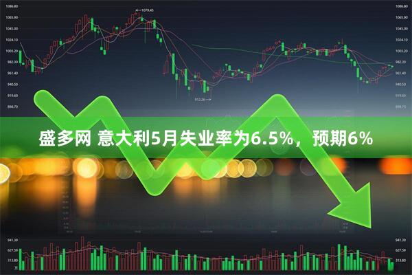 盛多网 意大利5月失业率为6.5%，预期6%